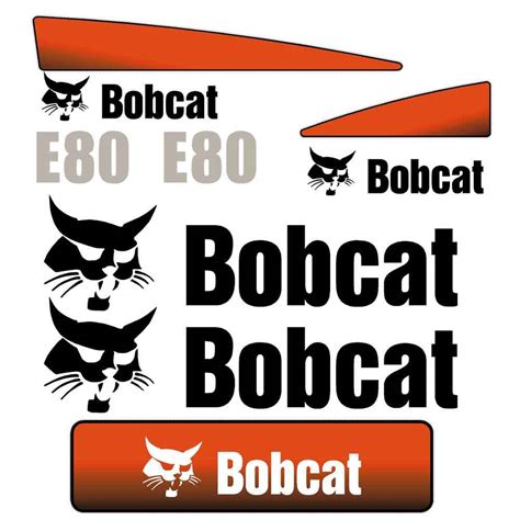 bobcat skid steer decal kit paint|bobcat 610 decals.